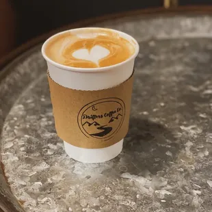 One of our signature drinks, the snow drift
