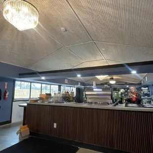 the bar