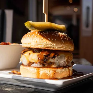 Food Special: Mushroom Gruyere Burger
