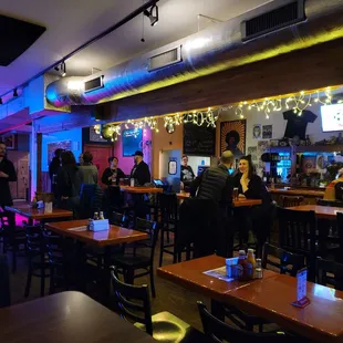 people sitting at the bar