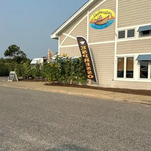 Outside of the coffee shop