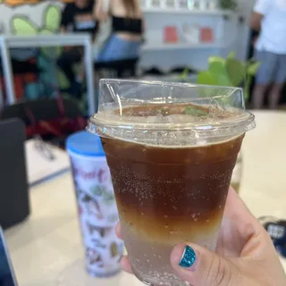 Seasonal espresso tonic