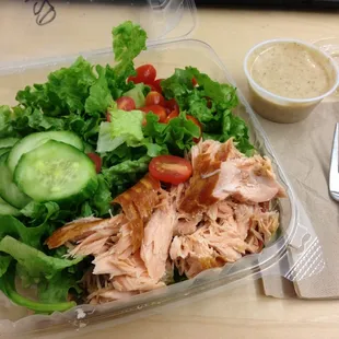 Smoked salmon salad