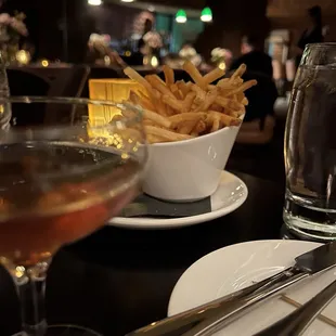 Smoking gun &amp; Shoestring potatoes