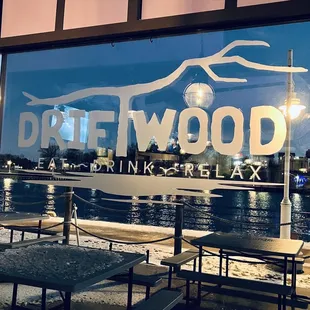 View from back table...