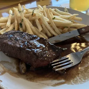 Flat iron steak- very tasty!