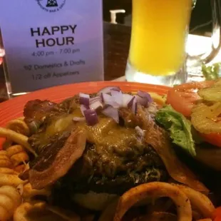 Chili Cheese Bacon Burger!!!