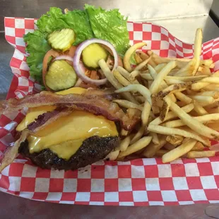 It huge!!! You gotta try one of these amazing burgers!