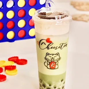 OBC (Oreo-Boba-Cheese) Matcha