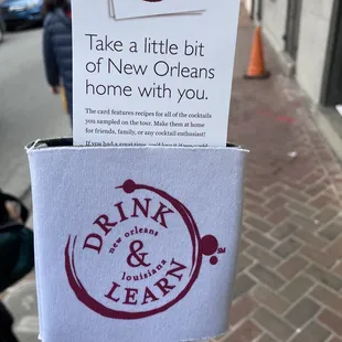 Take home coozy and drink recipes