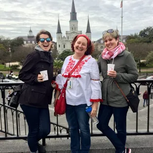 My friend and I with Elizabeth!