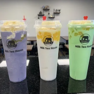 Taro , Coconut, Honeydew