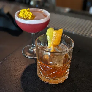 Purple Tiger &amp; House Old Fashioned