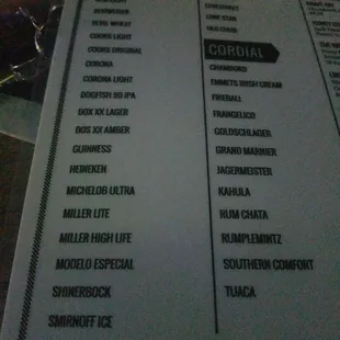 Drinks