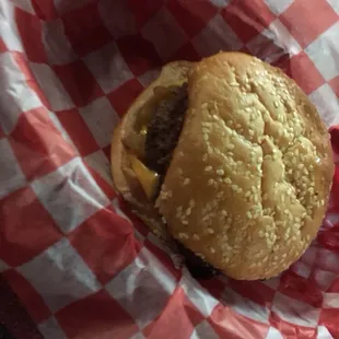 The burgers are the best thing on the menu