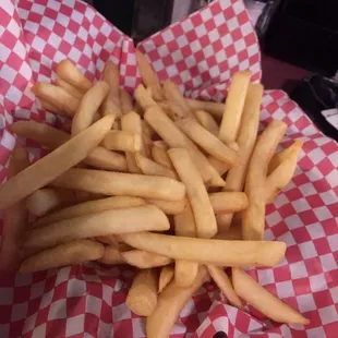 Regular fries are enough for two