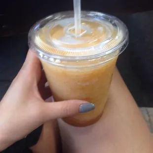 Frozen Peach Tea