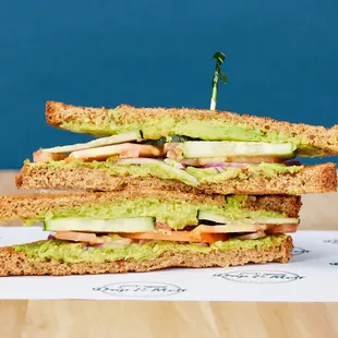 Avocado toast sandwich