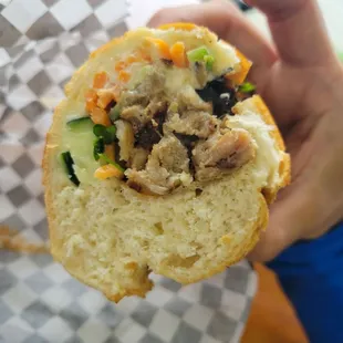 lemongrass pork bahn mi