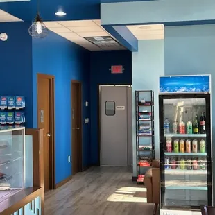 a man standing in a coffee shop