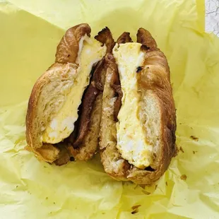 Made to Order Breakfast Sandwich with bacon