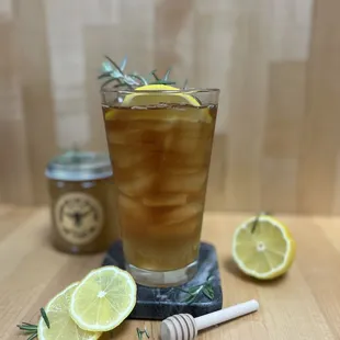 Honey Rosemary iced tea
