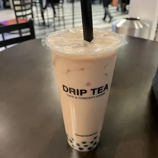 Milk tea with boba