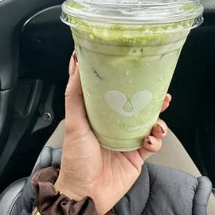 Lavender Matcha Latte