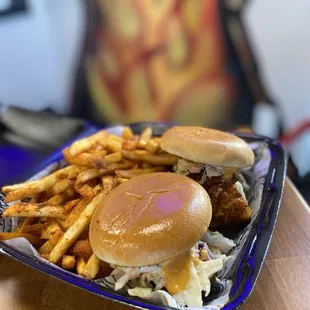 #COMBO 1 (2 SLIDERS &amp; FRIES)