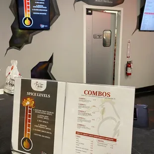 Menu inside