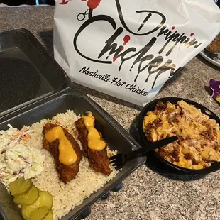 Combo 3 Medium Heat w/Drippings sauce &amp; Combo 5