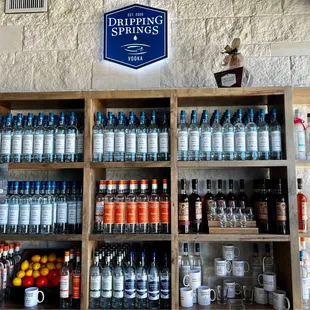 Retail area for all things Dripping Springs.