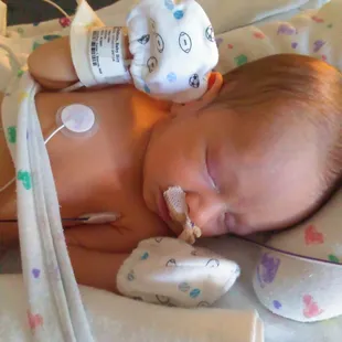 Our precious little heart warrior