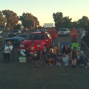 The Yelp Crew enjoys the UYE Drive-in!