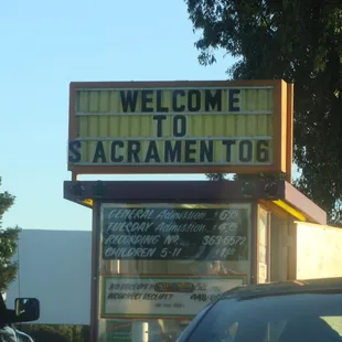 A sign of the times!
