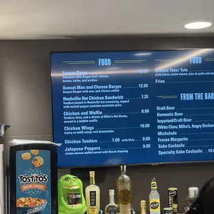 menu.