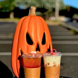 Friday the 13th special. (Strawberry Puree &amp; Blood Orange)