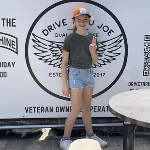 Can't skip a photo op.