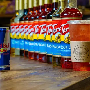 Alll of the Red Bull Infusions.