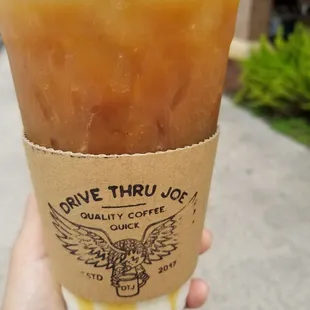 Caramel cream cold brew.