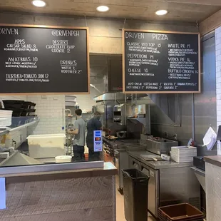 Menu boards&amp; counter