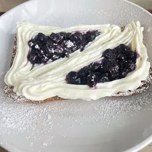 Blueberry ricotta toasts