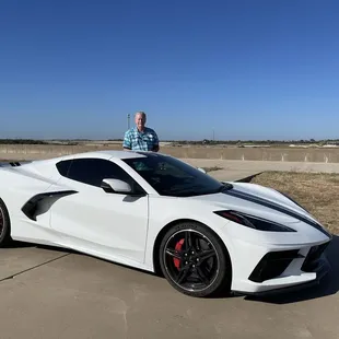 Yelp reviewer with C8 Corvette that was driven by him