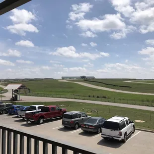 The start of the track.