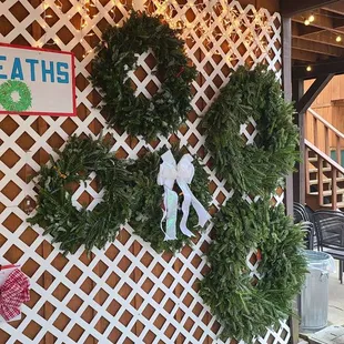 Wreaths and Christmas Trees this year