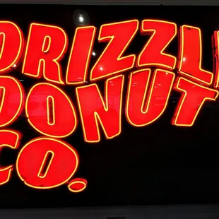 a neon sign