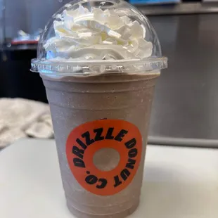 Cookie and cream iced blended
