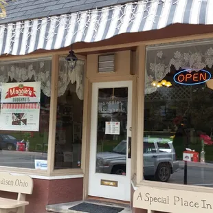 Drizzled, Dipped, and Dunked located inside Maggie's Doughnuts in Madison, Ohio