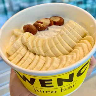 Banana Nut Yogurt Bowl