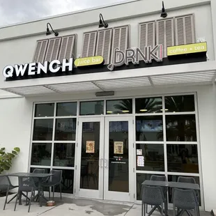 Outside
